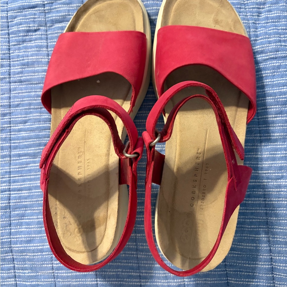 Ecco Women's Red Sandals